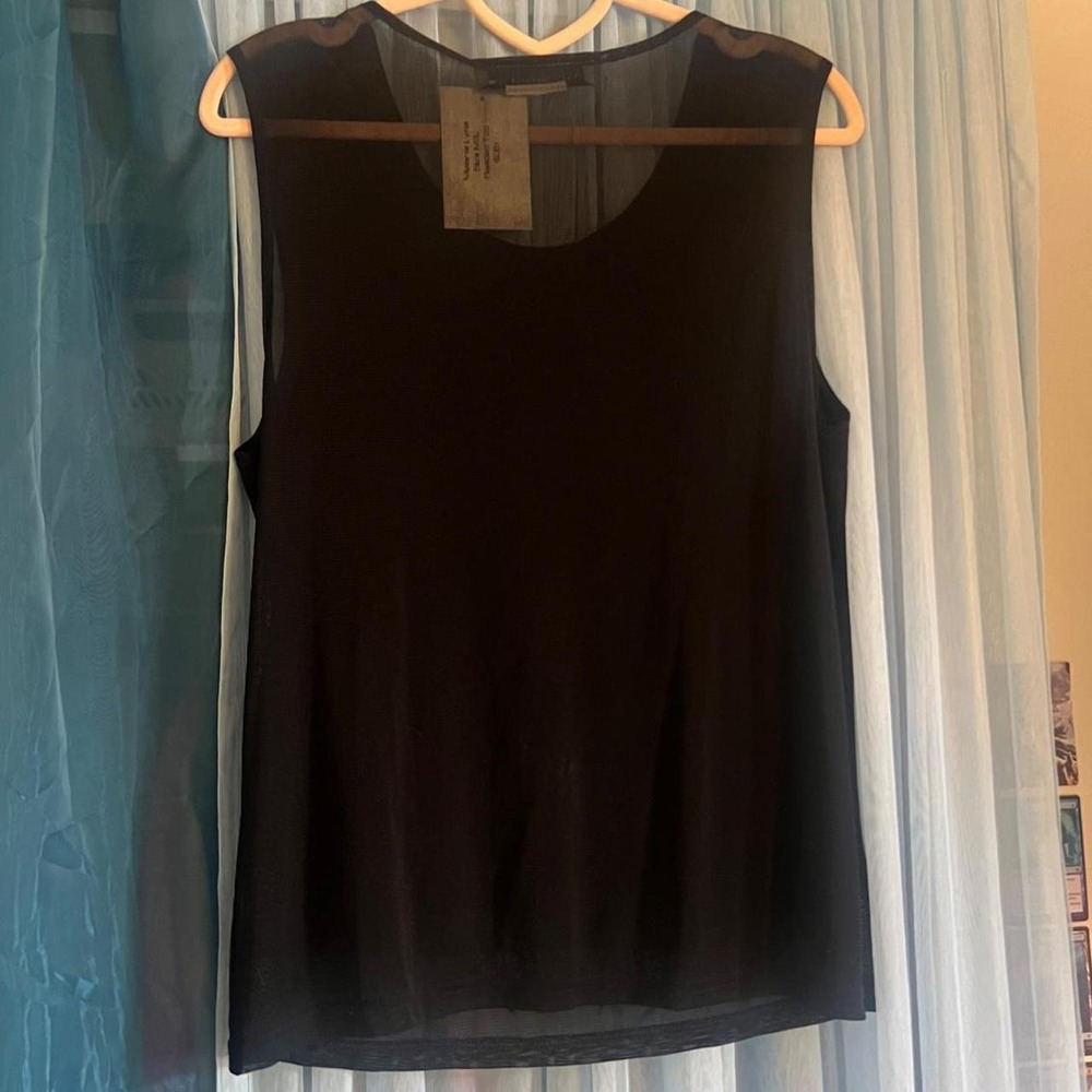 Melanie Lyne Beaded Sequin Sheer Back Top - Picture 5 of 7
